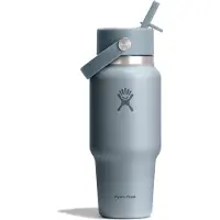 Hydroflask - Wide Flex Straw Travel Bottle - Botella size 710 ml, gris