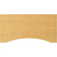 Syfax Tablero de escritorio de bambú 110x55x2,5 cm