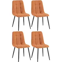 BellaFurn Juego de cuatro sillas para comedor – sillas para cocina – Alto nivel de comodidad al sentarse