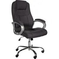 BellaFurn Silla de oficina ergonómica, con capacidad de carga de hasta 150 kg. Ofrece opciones de ajuste para mayor comodidad. Color: gris oscuro
