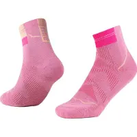 Buff - Coolnet Quarter Sock - Calcetines de running size 36-38, fucsia