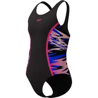 Speedo - Kid's Hyperboom Splice Muscleback Swimsuit - Traje de baño size 176, negro