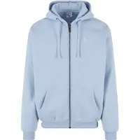 Karl kani Sudadera con cremallera azul claro / blanco