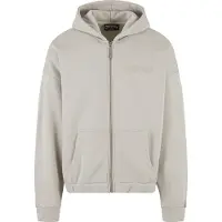 Dropsize Sudadera con cremallera piedra