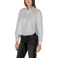 Armani Exchange para mujer. XW001180AF12812U0002 Camisa de manga larga blanco (XS), Casual, Algodón, outlet 2026.