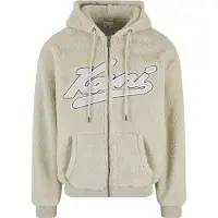 Karl kani Sudadera con cremallera 'Varsity' ecru / navy