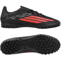 Adidas Zapatillas de fútbol 'F50 CLUB' gris claro / rojo / negro