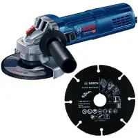 Bosch Esmeriladora Angular De 125 Mm, Modelo Gws 9-125 S, Con Disco Multipropósito - Código B 615990N3G