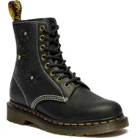 Dr. Martens Botines con cordones '1460 Pascal Flower' negro