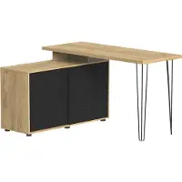 Vicco Escritorio de esquina Notivo 135 x 55 cm con archivador, Model 58707