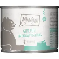 MjAMjAM Comida húmeda - Lata Adult Cat - Pavo con calabaza - 6 x 200 g