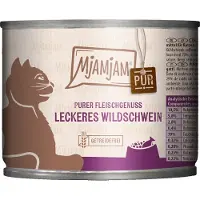 MjAMjAM Puro Placer de Carne - Lata Adult Cat - Jabalí - 6 x 200 g