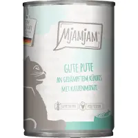 MjAMjAM Comida húmeda - Lata Adult Cat - Pavo con calabaza - 6 x 400 g