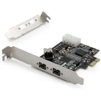 Digitus Tarjeta Pcie Firewire 800 -pin Extern+-pin Intern Tarjeta De Expansión Pci-e 2x9