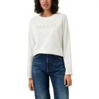 s.Oliver T-shirts Offwhite Talla: 38 | Manga Larga Outlet | Mujer | Blanco