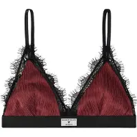 Mikuta The Red Crinkle Bralette Red Talla: XL | Brasieres Outlet | Mujer | Rojo