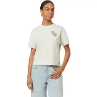 Scotch & Soda Boxy Crop Tee Light Grey Heather Talla: XL | Camisetas de Seda Outlet | Mujer | Gris