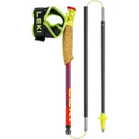 LEKI - Ultratrail FX.One SL - Bastones de trail running size 110 cm, rojo/ neonyellow