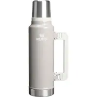 Stanley The Legendary Classic Bottle 1.5QT, Hammertone Ash 10-11347-0337 botella térmica con tapón vertedor y vaso, 1.4L
