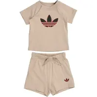Adidas adidasCONJUNTO DE PANTALÓN CORTO Y CAMISETA TREFOIL 98 Stone Khaki Niño