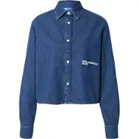 Karl lagerfeld Klj Boxy Denim Blouse Washed Dark Blue Talla: M | Camisas Outlet | Mujer | Azul
