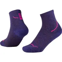 Buff - Dryflx Quarter Sock - Calcetines de running size 39-41, azul/morado