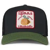 Djinns Gorra 'HFT Food Limoncello' oliva / rojo / negro / blanco