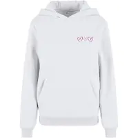 Miss Tee Sudadera 'Always Trust Your Heart' rosa / rosa / negro / blanco