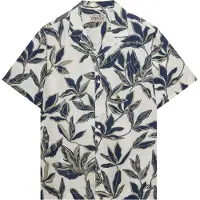 Superdry para hombre. M4011136A Camisa Cabana Poolside beige (XXL), Casual, Algodón, Manga corta, outlet 2026.