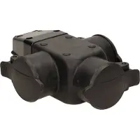 ORNO , caja de derivación triple, 3 enchufes de 2 polos + toma de tierra, 16A, IP44, con enchufes SCHUKO