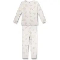 Sanetta Pijama beige / blanco