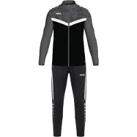 Jako Chándal 'Iconic' gris oscuro / negro / blanco