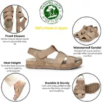 Panama jack - Stanley - Sandalias size 41, marrón/beige
