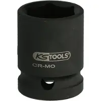 Ks Tools , llave de impacto hexagonal de 1.1/2", versión corta