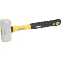 Ks Tools : Juego de cinceles EDELSTAHL con mango de fibra de vidrio, 1800g (964.2004)