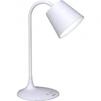 Muvit Io MIOLAMP004, Blanco, ABS (acrilonitrilo butadieno estireno), Lámpara de mesa, Adulto, 24 bombillas, 6 W