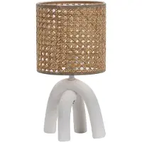 Luxus Europe - Lámpara de mesa Madrid - Lámpara de mesa de diseño cerámico para interiores