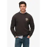 Superdry para hombre. M2014305A Sudadera Merchant Graphic negro (XXL), Casual, Algodón, outlet 2026.