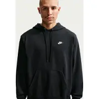 Nike Sudadera 'Club Fleece' negro / blanco