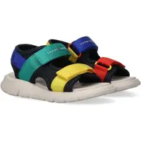 Tommy Hilfiger Zapatos abiertos 'QUEST' azul / azul oscuro / amarillo / rojo