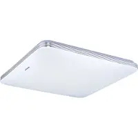 Ideus Lámpara de techo con sensor de movimiento, LED, diseño delgado, 24 W, 4200 K, IP44, ADIS, 03755