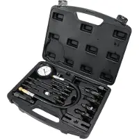 YATO YT-7307, 0 - 70 bar, Negro, Acero inoxidable, Analógico, 9,5 cm