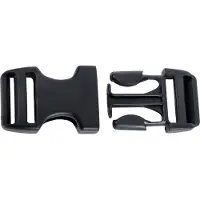Basic Nature - Steckschließe Dual - Hebilla size 50 mm, negro