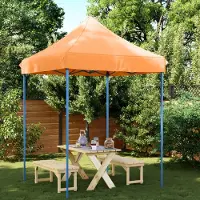Prolenta Maison Exclusive - Tienda de campaña plegable tipo pop-up, color naranja, 200x200x306 cm
