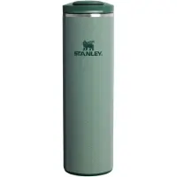 Stanley The Transit Fliptop Mug 16oz, Hammertone Green 10-13062-020 taza térmica con tapa abatible, 470 ml