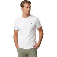Ralph Lauren Camiseta T-SHIRT AJUSTE EN PIMA COTON hombre - Blanco - EU XXL
