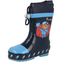 Playshoes Botas de lluvia 'Die Maus Weltraum' marino / azul claro / naranja / rojizo