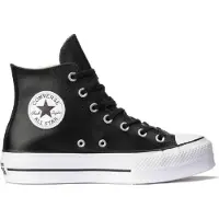 Converse Zapatillas altas Chuck Taylor All Star Eva Lift Leather Foundation Hi niña - Negro - 35 1/2
