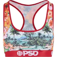 PSD Sujetador 'Hawaiian Luxe' azul / verde oscuro / naranja / rojo