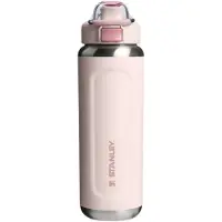 Stanley The Legendary Wellspring Bottle 24oz, Rose Quartz 10-13111-031 botella térmica con tapón abatible, 700 ml